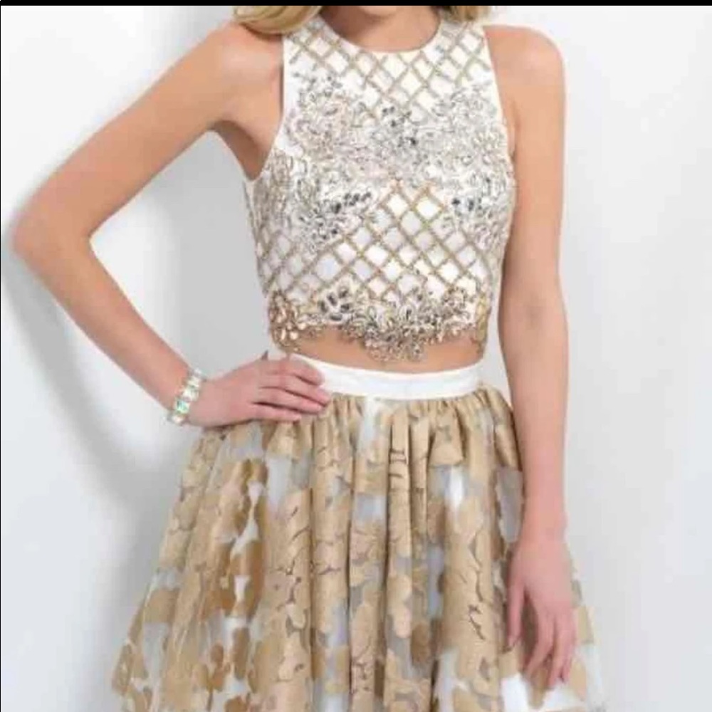 Blush Homecoming Dress